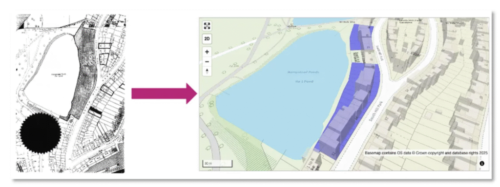 The Extract interface, showing a digitised Article 4 direction