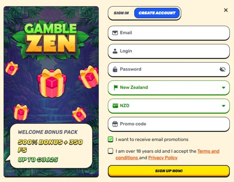 Gamblezen casino login in United Kingdom